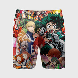 Шорты спортивные мужские Моя геройская академия, цвет: 3D-принт