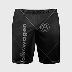 Шорты спортивные мужские VOLKSWAGEN, цвет: 3D-принт