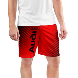 Шорты спортивные мужские AUDI АУДИ, цвет: 3D-принт — фото 2