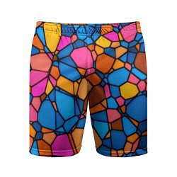 Шорты спортивные мужские Mosaic, цвет: 3D-принт