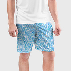 Шорты спортивные мужские Израиль, цвет: 3D-принт — фото 2