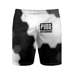 Мужские спортивные шорты PUBG: Battlegrounds - Hexagon