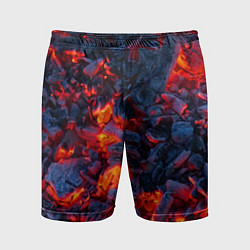 Шорты спортивные мужские Магия углей, цвет: 3D-принт