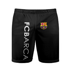 Мужские спортивные шорты FC BARCA BLACK STYLE