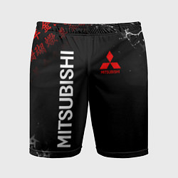 Мужские спортивные шорты MITSUBISHI SAMURAI JAPAN STYLE ИЕРОГЛИФЫ