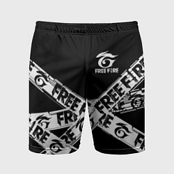 Шорты спортивные мужские GARENA FREE FIRE OFF CYBER LINE STYLE, цвет: 3D-принт