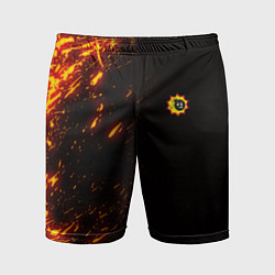 Мужские спортивные шорты Serious Sam Fire Wave