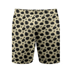 Шорты спортивные мужские Шкура Леопарда Leopard, цвет: 3D-принт