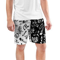 Шорты спортивные мужские Tokyo Revengers Black & White, цвет: 3D-принт — фото 2