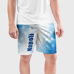 Шорты спортивные мужские SSC NAPOLI Napoli Соты, цвет: 3D-принт — фото 2