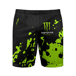 Мужские спортивные шорты Monster Energy green