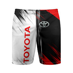 Шорты спортивные мужские Toyota Sport Auto, цвет: 3D-принт