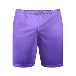 Шорты спортивные мужские Красивый фиолетовый светлый градиент, цвет: 3D-принт