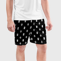 Шорты спортивные мужские Mono Black Dope Camo Dope Street Market, цвет: 3D-принт — фото 2