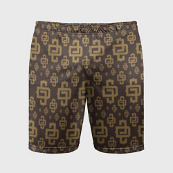 Шорты спортивные мужские Monogramm Pattern Dope Camo Dope Street Market, цвет: 3D-принт