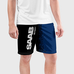 Шорты спортивные мужские СААБ Sport Спрей, цвет: 3D-принт — фото 2