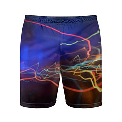 Мужские спортивные шорты Neon vanguard pattern Lightning Fashion 2023