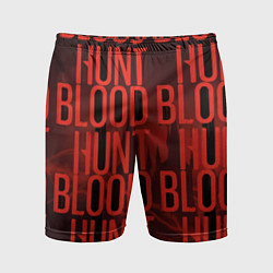 Шорты спортивные мужские BLOOD HUNT 2022, цвет: 3D-принт