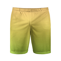 Мужские спортивные шорты GRADIEND YELLOW-GREEN