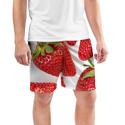 Шорты спортивные мужские Strawberries, цвет: 3D-принт — фото 2