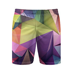Мужские спортивные шорты Geometric 3 D abstraction Геометрическая трехмерна