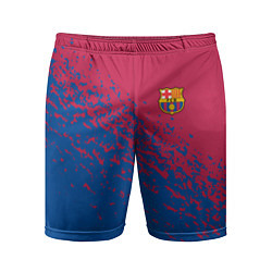 Шорты спортивные мужские Barcelona маленькое лого, цвет: 3D-принт