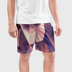 Шорты спортивные мужские Кристальная мозаика, цвет: 3D-принт — фото 2