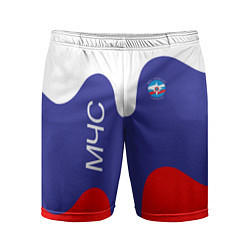 Мужские спортивные шорты МЧС - флаг России
