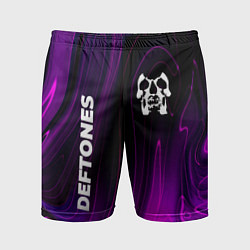 Мужские спортивные шорты Deftones violet plasma