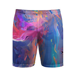 Шорты спортивные мужские Splash of colors, цвет: 3D-принт