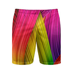 Мужские спортивные шорты Multicolored ribbons