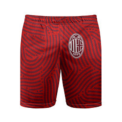Шорты спортивные мужские AC Milan отпечатки, цвет: 3D-принт