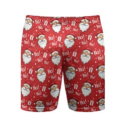 Шорты спортивные мужские Дед Мороз - Санта Клаус, цвет: 3D-принт