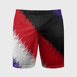 Шорты спортивные мужские Розлив краски, цвет: 3D-принт