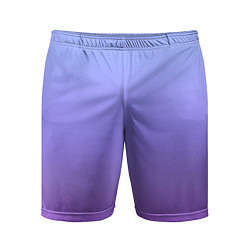 Шорты спортивные мужские Фиолетовый градиент, цвет: 3D-принт