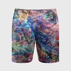 Мужские спортивные шорты Слияние красок