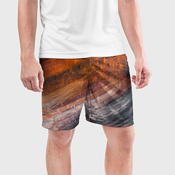 Шорты спортивные мужские Пустынный ветер, цвет: 3D-принт — фото 2