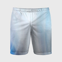 Мужские спортивные шорты Светлые синие и голубые волны