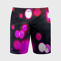 Шорты спортивные мужские Розовые блики света, цвет: 3D-принт