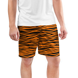 Шорты спортивные мужские Тигра, цвет: 3D-принт — фото 2