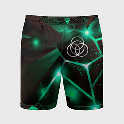 Шорты спортивные мужские Elden Ring разлом плит, цвет: 3D-принт