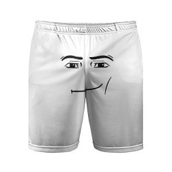 Шорты спортивные мужские Одежда Man Face Roblox, цвет: 3D-принт