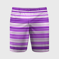 Мужские спортивные шорты Фиолетовые полосы