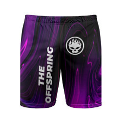 Шорты спортивные мужские The Offspring violet plasma, цвет: 3D-принт