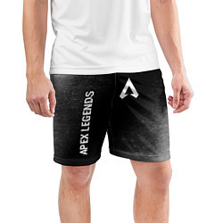 Шорты спортивные мужские Apex Legends glitch на темном фоне: надпись, симво, цвет: 3D-принт — фото 2
