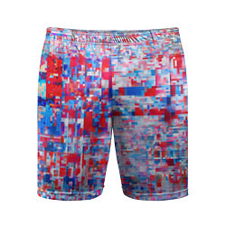 Шорты спортивные мужские Пестрые краски, цвет: 3D-принт