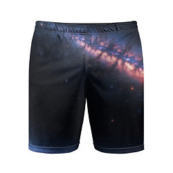 Шорты спортивные мужские Млечный путь в звездном небе, цвет: 3D-принт