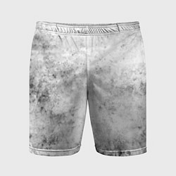 Шорты спортивные мужские Абстракция - black and white spot, цвет: 3D-принт