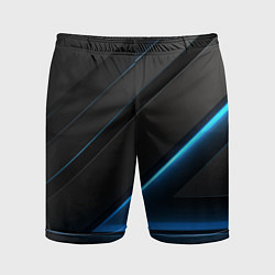 Мужские спортивные шорты Blue black neon