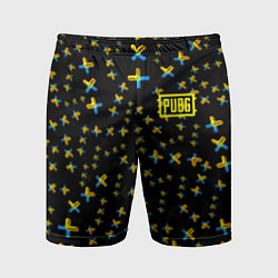 Мужские спортивные шорты PUBG sticker games